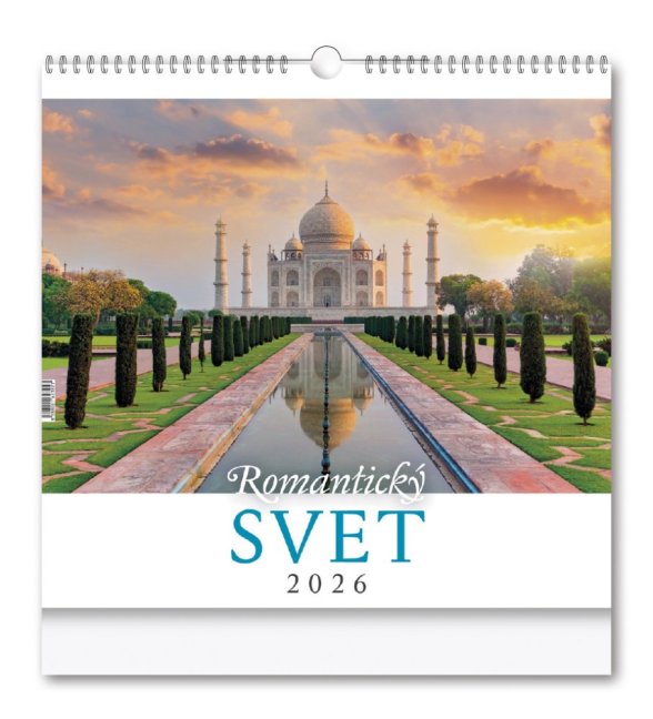 Nástenný kalendár ROMANTICKÝ SVET 2026 (NK-07)
