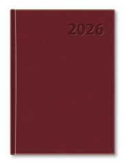Denný diár Manager 2026- bordový (D-01)