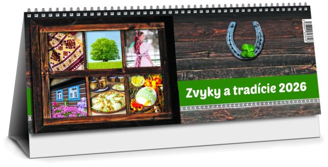 Stolový kalendár ZVYKY A TRADÍCIE 2026 (SK-19)