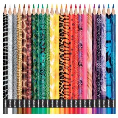 Pastelky trojhranné MAPED "COLOR'PEPS ANIMAL" sada 24 ks