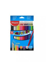 Pastelky trojhranné MAPED "COLOR`PEPS", 36 ks