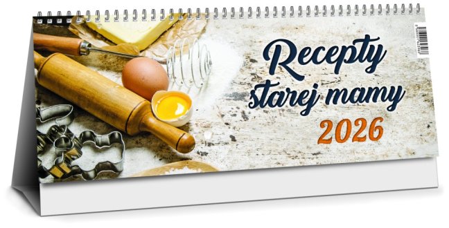 Stolový kalendár RECEPTY STAREJ MAMY 2026 (SK-16)