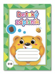 Školský zošit A5, 10-listový, čistý (510) – MEDVEDÍK