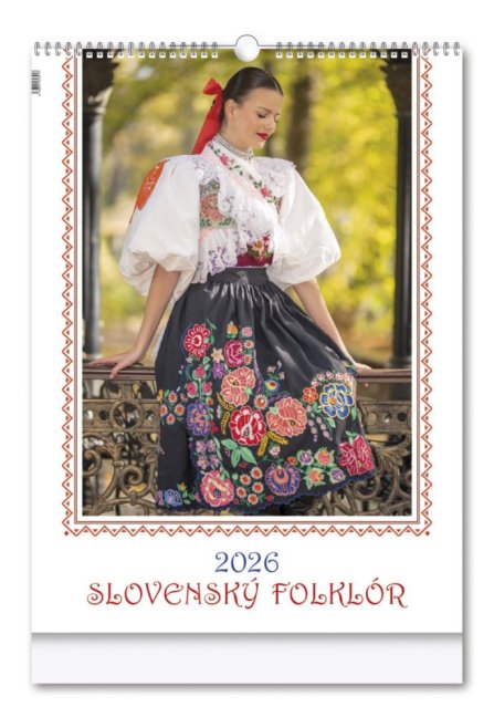 Nástenný kalendár SLOVENSKÝ FOLKLÓR 2026 (NK-11)