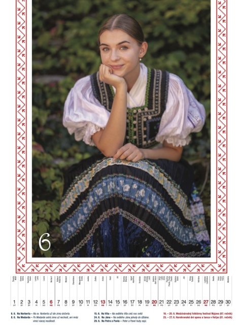 Nástenný kalendár SLOVENSKÝ FOLKLÓR 2027 (NK-11)