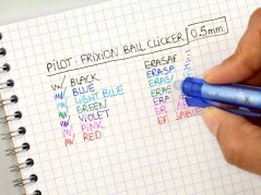 Roller gélový/gumovací PILOT Frixion Ball Clicker 0,5 mm, modrý