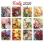 Nástenný kalendár KVETY 2026 (NK-06)