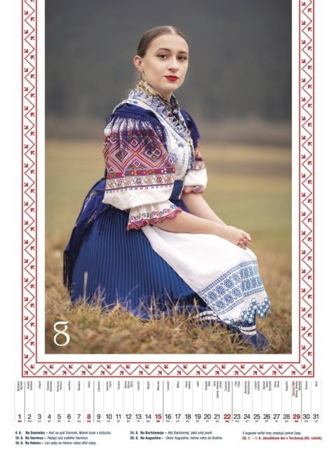 Nástenný kalendár SLOVENSKÝ FOLKLÓR 2027 (NK-11)