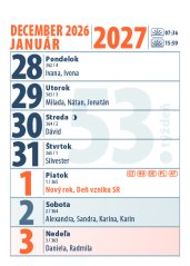 Stolový kalendár MINIKALENDÁR 2027 (SK-10)