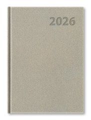 Denný diár Manager 2026 - platinový (D-01)