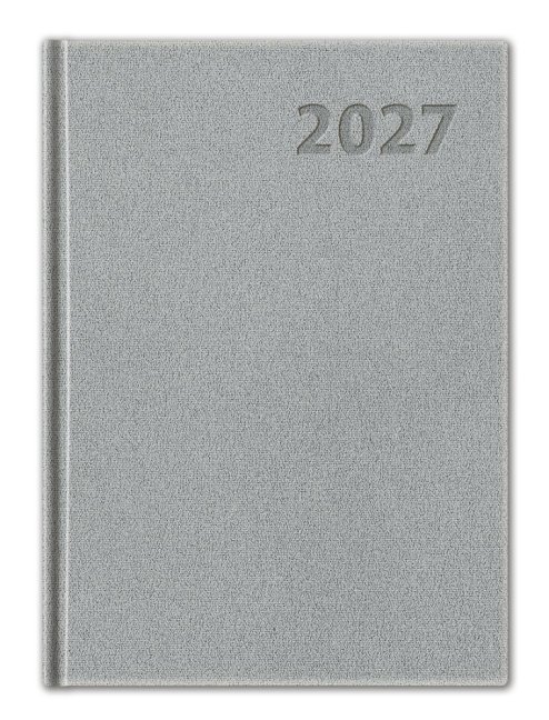 Denný diár MANAGER 2027 - strieborný (D-01)