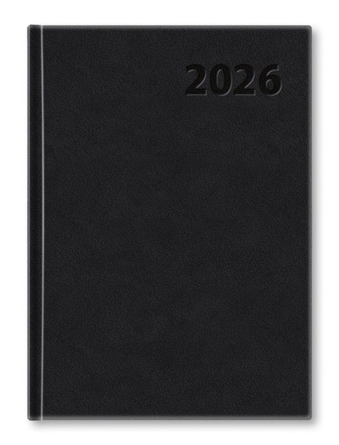 Denný diár Manager 2026 - čierny (D-01)