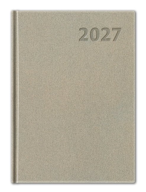 Denný diár MANAGER 2027 - platinový (D-01)