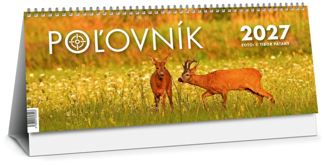 Stolový kalendár POĽOVNÍK 2027 (SK-03)