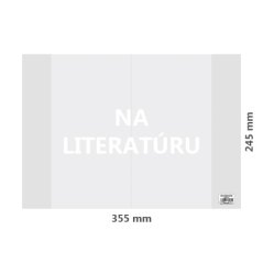 Obal na Literatúru PVC 355x245 mm, hrubý/transparentný