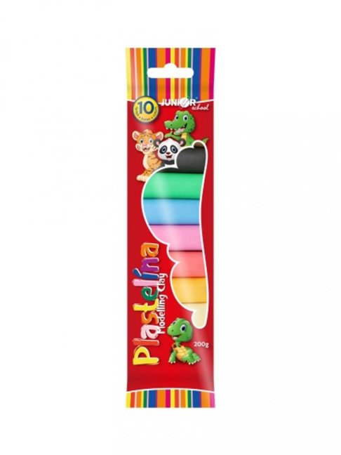 Plastelína 10 odtieňov, 200g