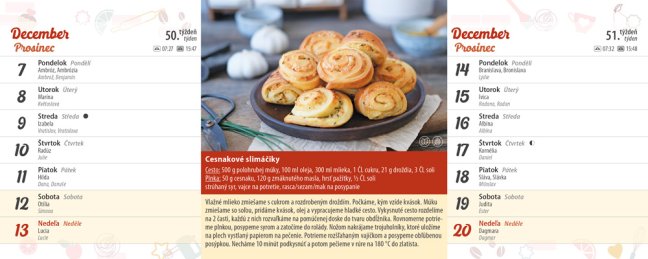 Stolový kalendár KOLÁČIKY 2026 (SK-06)