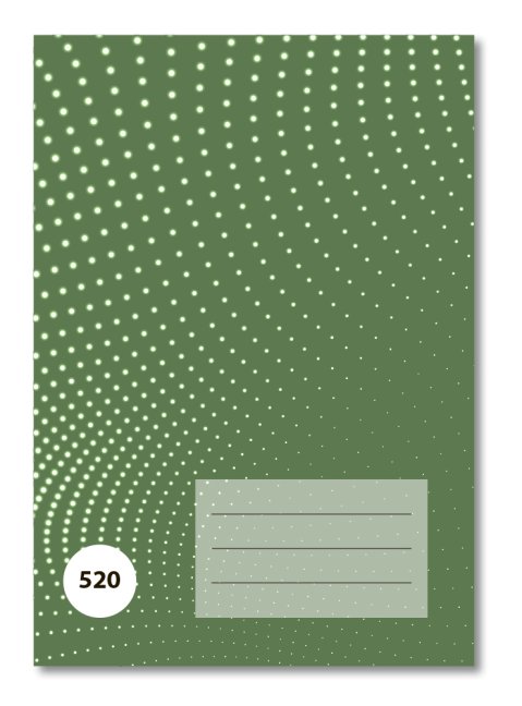 Školský zošit A5, 20-listový, čistý (520) – ABSTRAKT