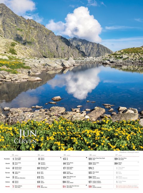Nástenný kalendár TATRY 2026 (NK-02)