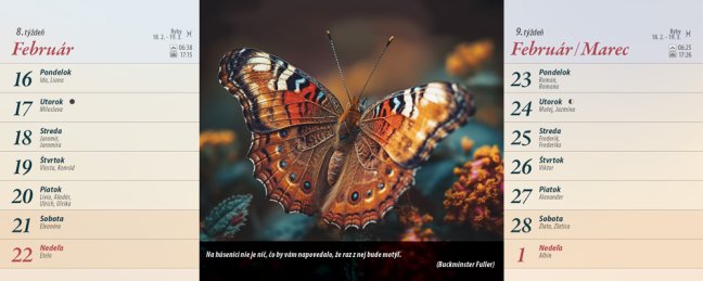 Stolový kalendár MOTIVAČNÝ 2026 (SK-14)