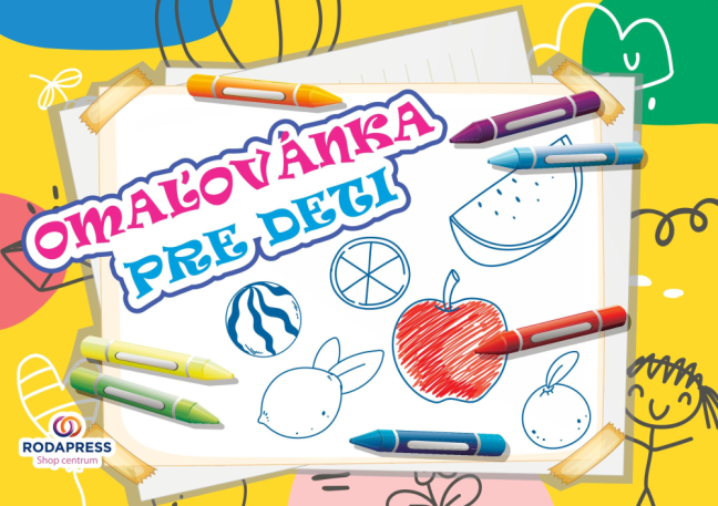 Omaľovanka pre deti A5 naležato