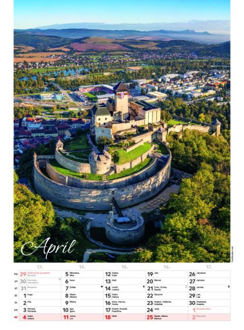 Nástenný kalendár SLOVENSKO 2027 (NK-01)