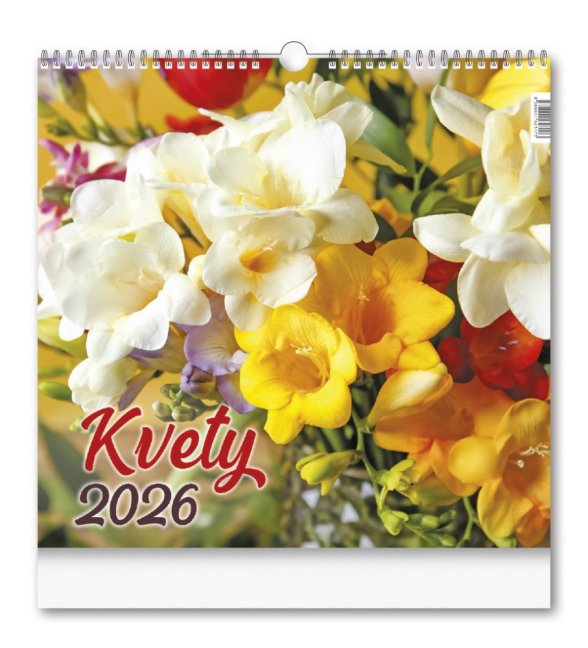 Nástenný kalendár KVETY 2026 (NK-06)