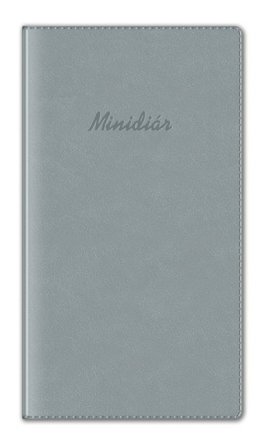 Minidiár TÝŽDENNÝ 2027 - sivý (D-03)