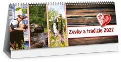 Stolový kalendár ZVYKY A TRADÍCIE 2027 (SK-19)