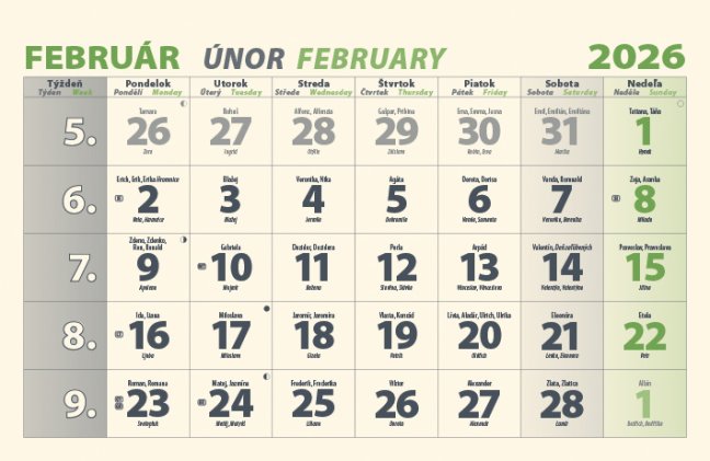 Nástenný kalendár 3-ŠPIRÁLOVÝ 2026 - Pobrežie (NK-10)
