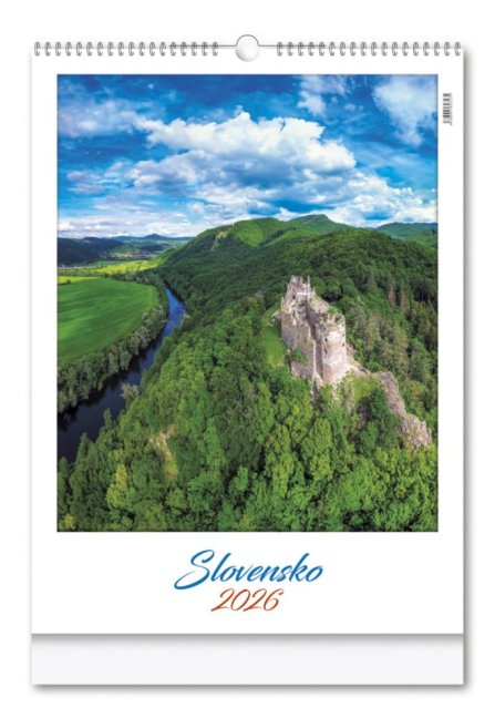 Nástenný kalendár SLOVENSKO 2026 (NK-01)
