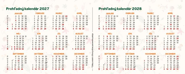 Stolový kalendár HUBY 2027 (SK-13)