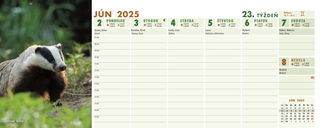 Stolový kalendár POĽOVNÍK 2025 (SK-03)