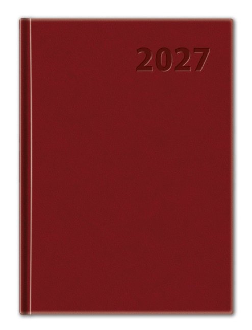 Denný diár MANAGER 2027- bordový (D-01)