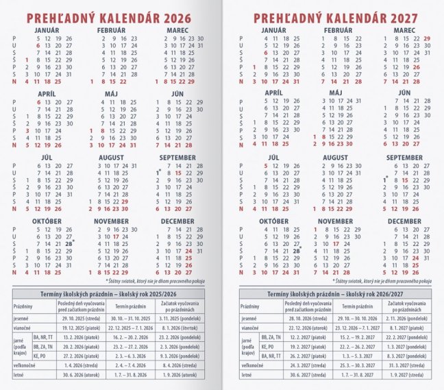 Minidiár týždenný 2026 - strieborný (D-03)