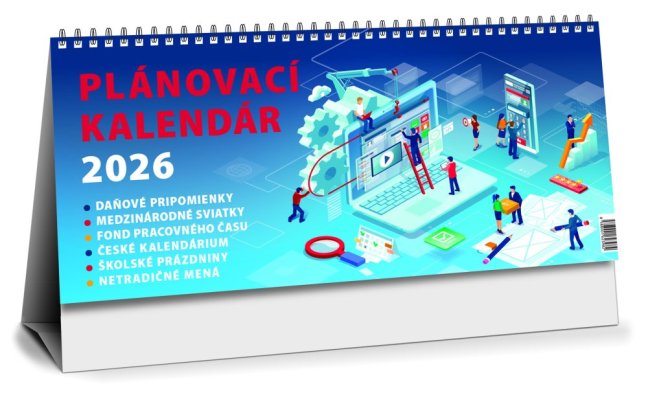 Stolový kalendár PLÁNOVACÍ MAXI 2026 (SK-15)