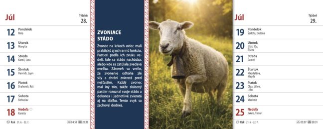 Stolový kalendár ZVYKY A TRADÍCIE 2027 (SK-19)