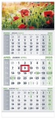 Nástenný 3 Mesačný kalendár - LÚKA 2025 (NK-05)
