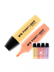 Zvýrazňovač M&G Point Liner Pastel 4ks