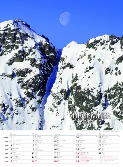 Nástenný kalendár TATRY 2027 (NK-02)
