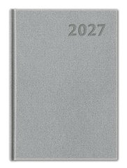 Denný diár MANAGER 2027 - strieborný (D-01)