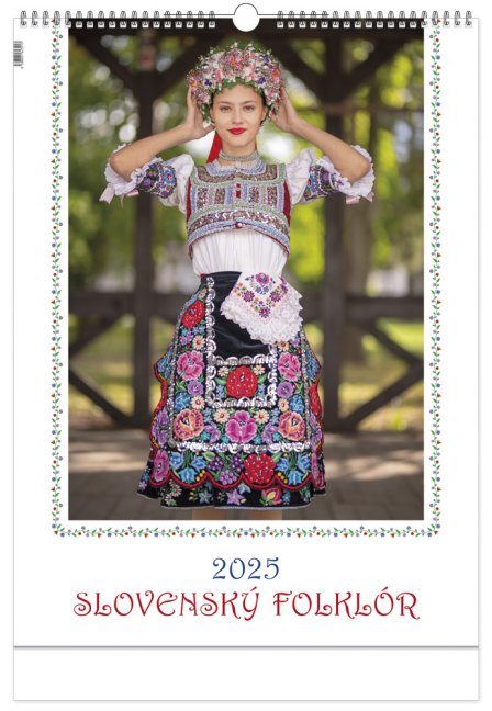 Nástenný kalendár SLOVENSKÝ FOLKLÓR 2025 (NK-11)