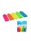 Blok lep NEON záložka PVC 5 x 25 listov