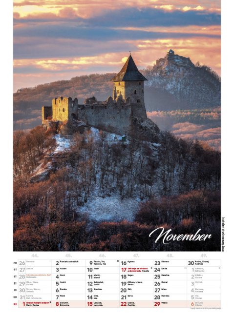 Nástenný kalendár SLOVENSKO 2026 (NK-01)