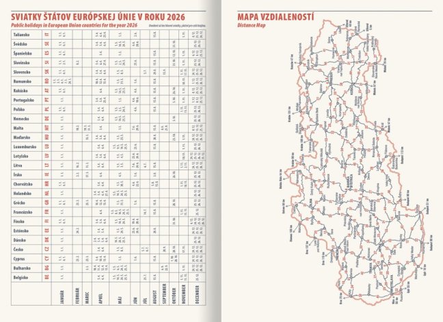 Týždenný diár TOP manager 2026 - čierny (D-02)