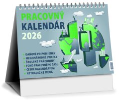 Stolový kalendár PRACOVNÝ MALÝ 2026 (SK-09)