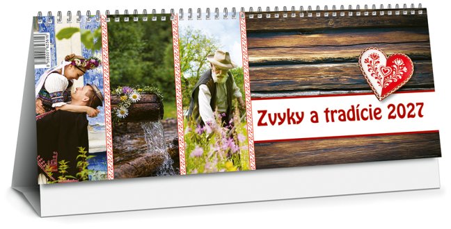 Stolový kalendár ZVYKY A TRADÍCIE 2027 (SK-19)
