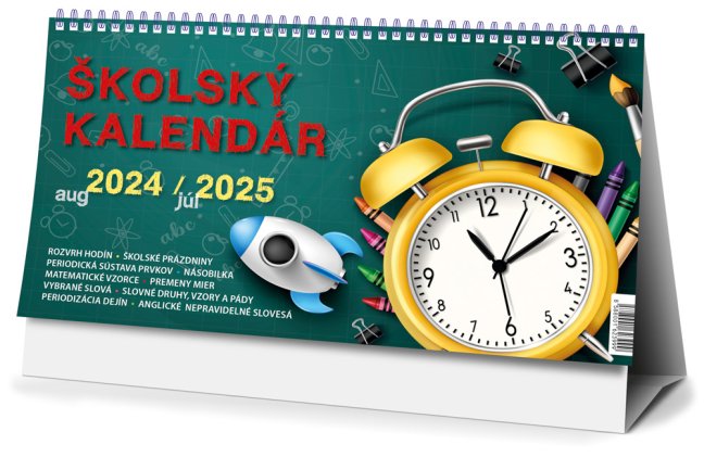 Stolový kalendár ŠKOLSKÝ 2025 (SK-17)