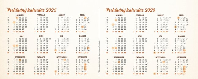 Stolový kalendár RECEPTY STAREJ MAMY 2025 (SK-16)