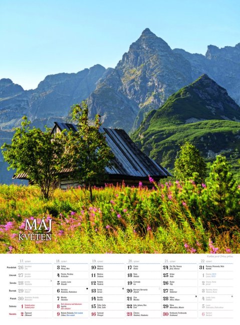 Nástenný kalendár TATRY 2027 (NK-02)